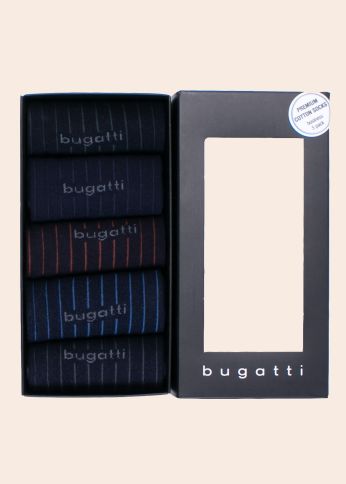 Bugatti kojinių dovanų dėžutė 5 poros
