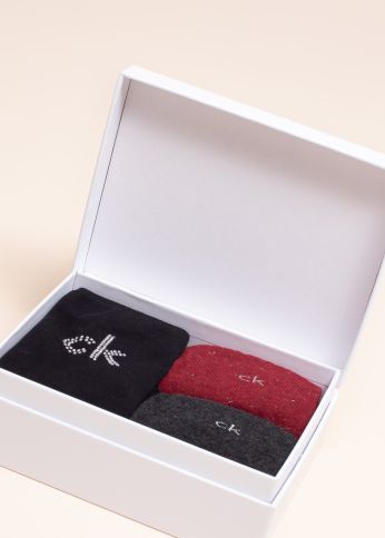 Calvin Klein kojinių dovanų dėžutė 3 poros