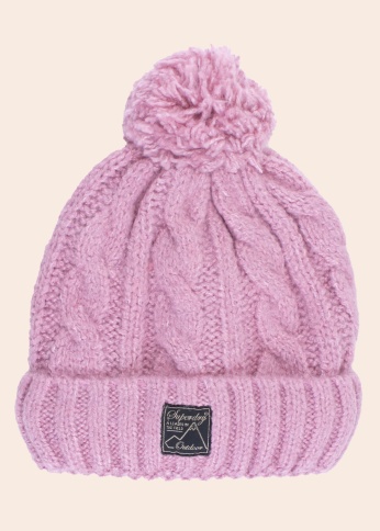 SuperDry žieminė kepurė Tweed Cable
