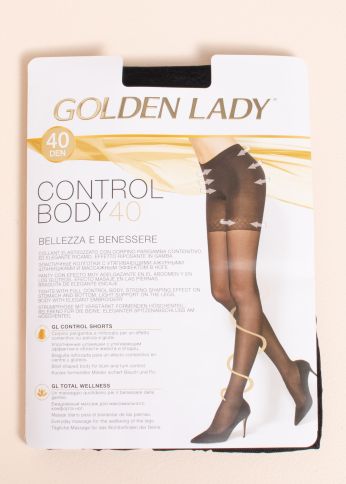Golden Lady pėdkelnės Control kūnas 40 den